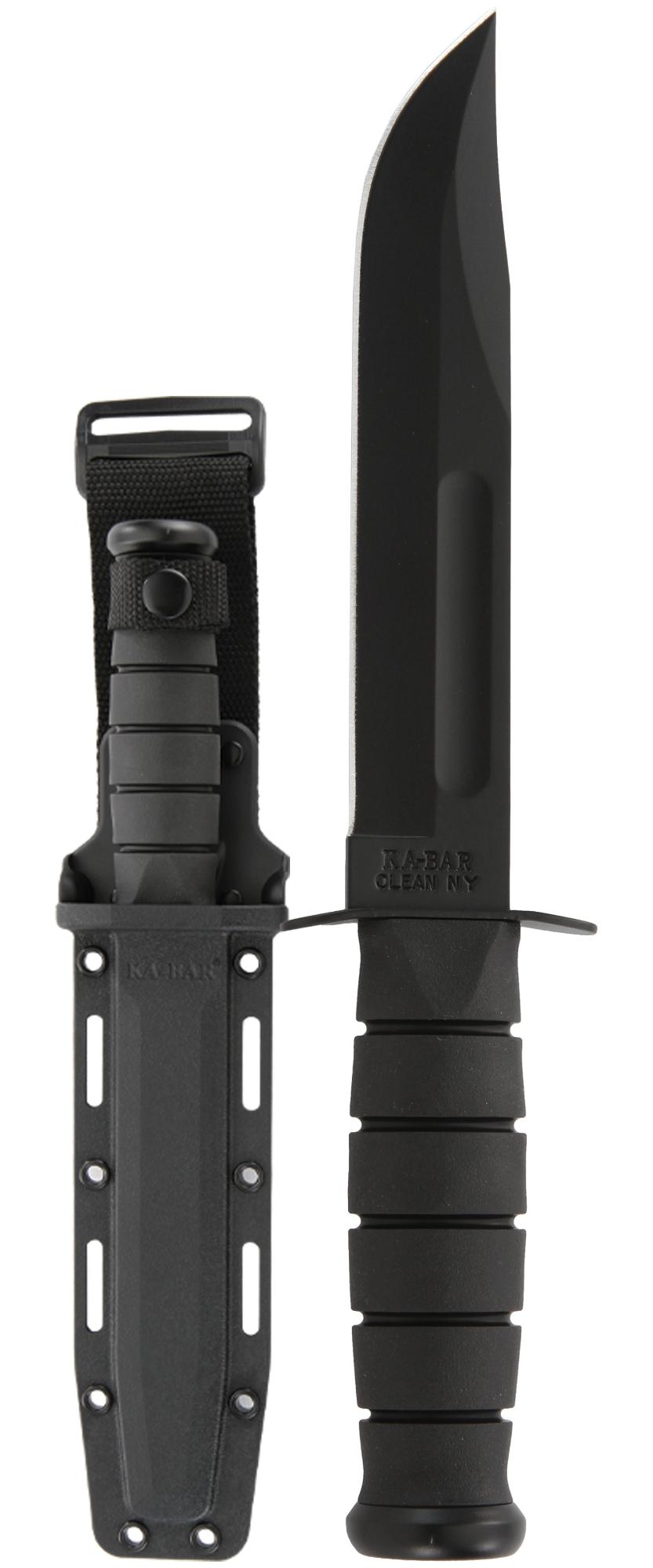 KA-BAR: Full Size Black KA-BAR®, Straight Edge