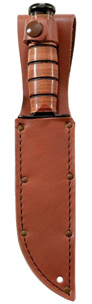 Full-Size Plain Brown Leather Sheath