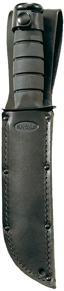  KA-BAR 1256S, Leather Sheath, Black,5-1/4-Inch : Tools