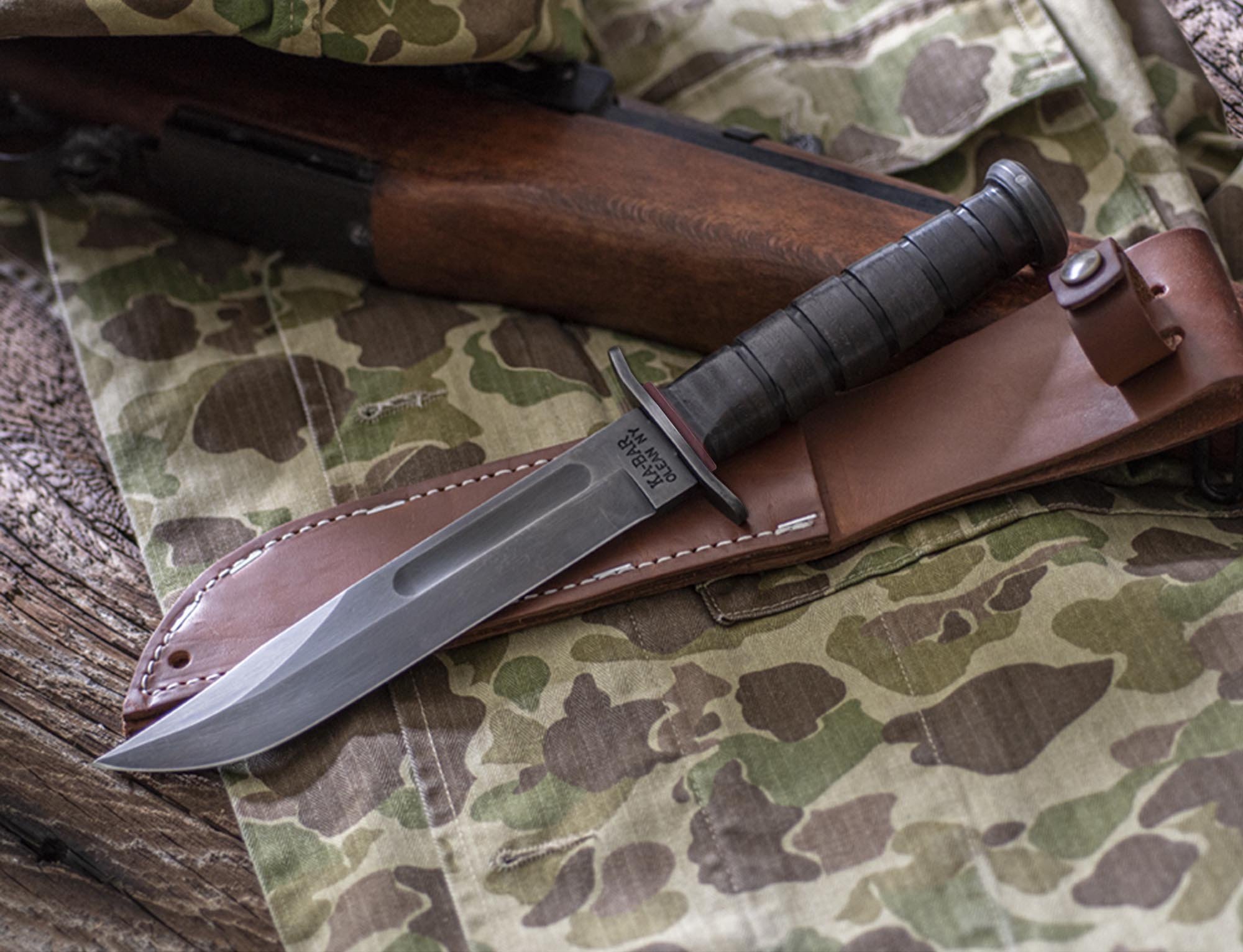 State & Union Red Spacer KA-BAR Knife Outdoors