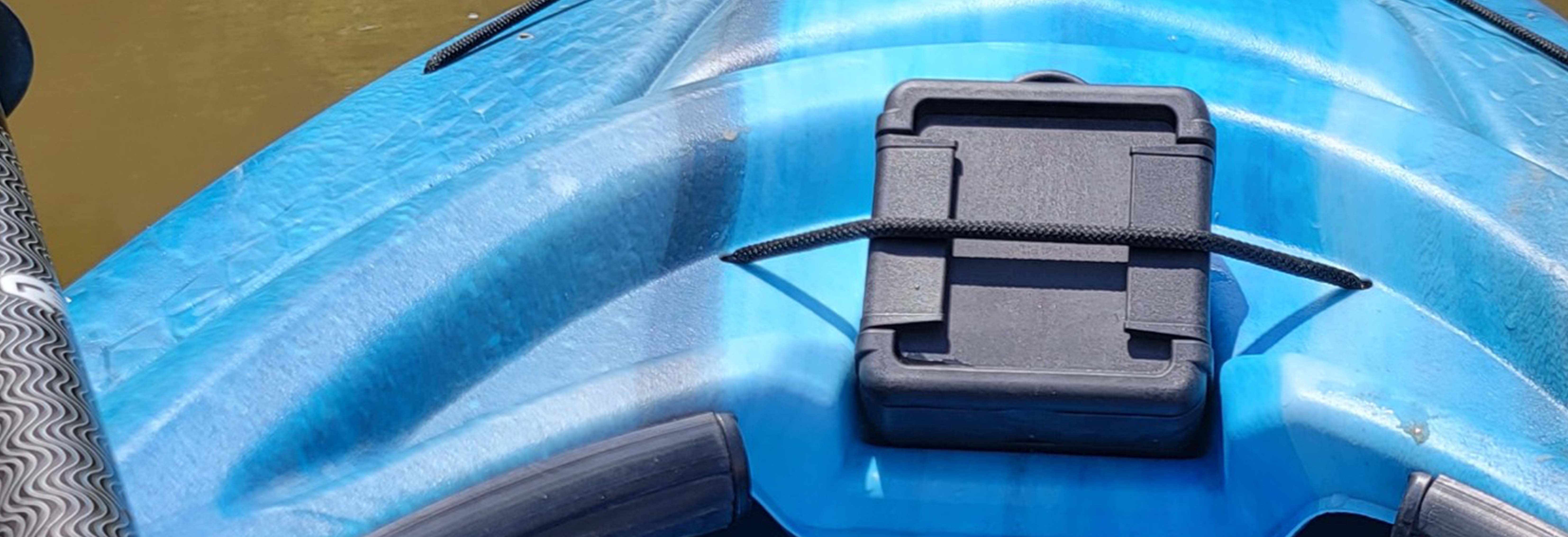 KA-BAR 9420 Buddy Storage Case on Kayak