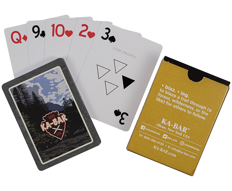 KA-BAR Outdoor Playing Cards