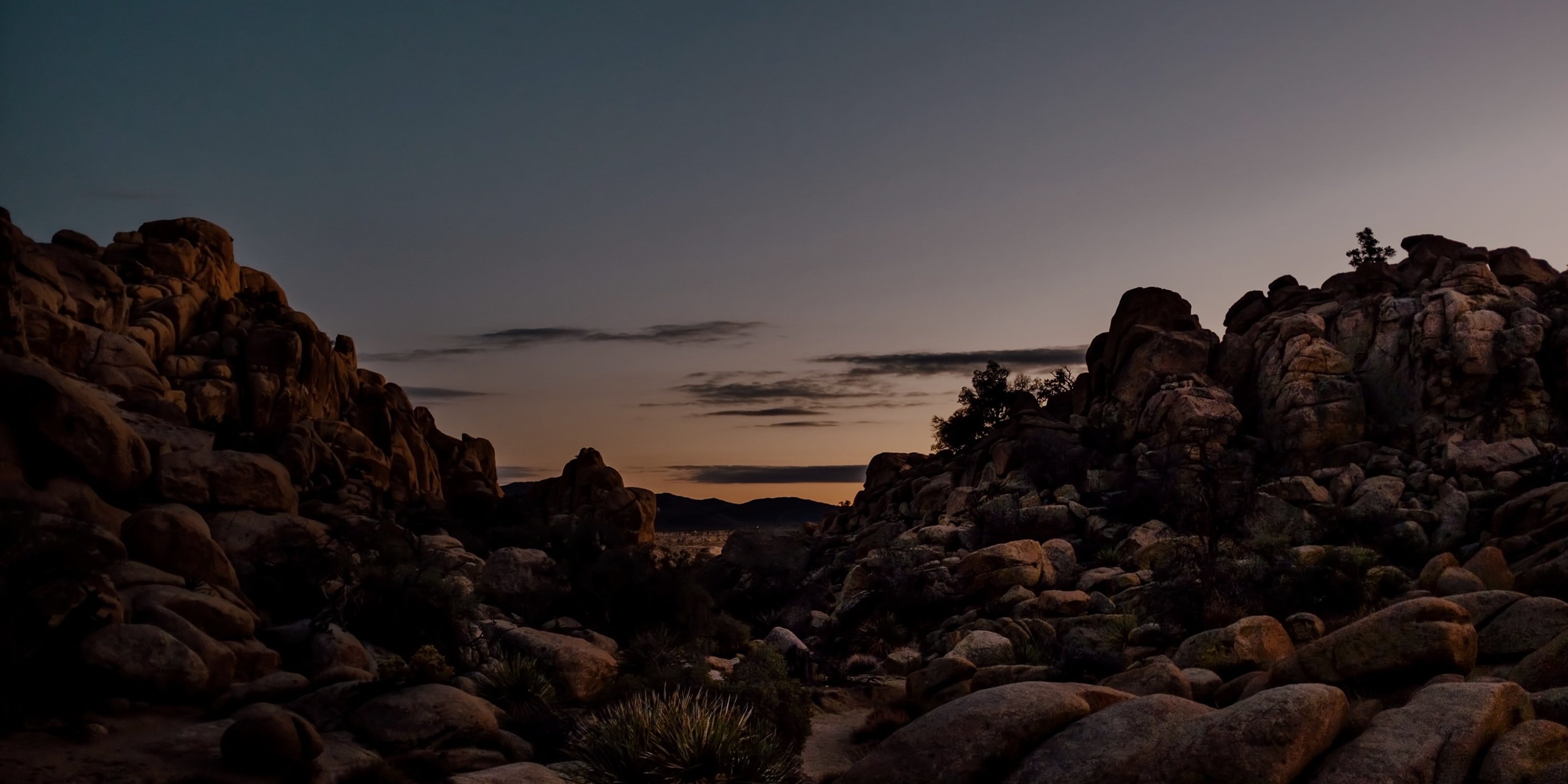 Rock structure at Joshua Tree National Park