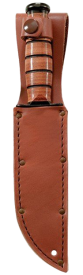 Full-Size Plain Brown Leather Sheath