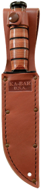 Short Brown Leather USA Sheath