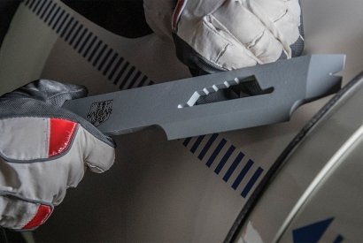 2484SF USSF Bridge Breacher Tool on Space Shuttle