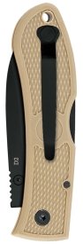 KA-BAR 4062CB Coyote Brown Dozier Folding Hunter in D2