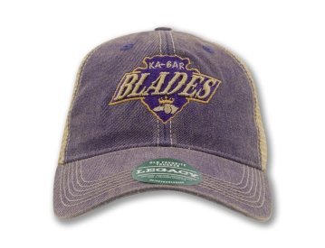 KA-BAR Blades Purple Hat from Front