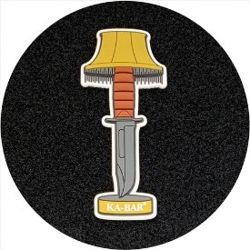 KA-BAR Stocking and Patch Closeup